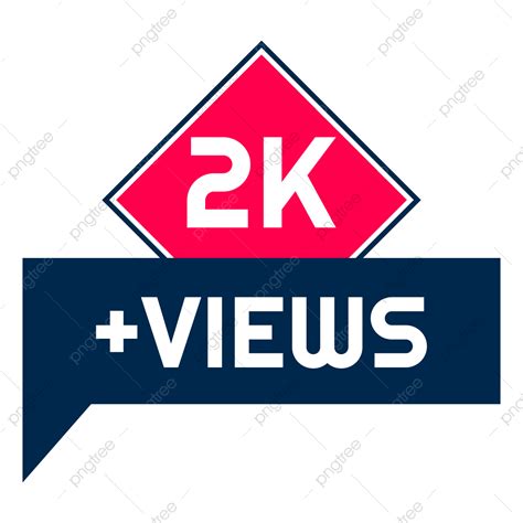 2k Vistas Youtube Miniatura Png Descargar Png 2k Vistas Más De Dos Mil Visitas 2k Vistas