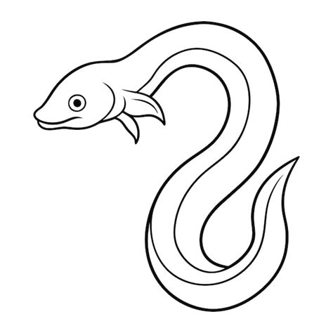 eel looping  art premium ai generated vector