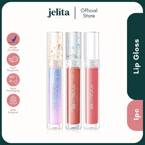 Jual Jelita Cosmetics Focallure Watery Glow Lipgloss Shopee Indonesia