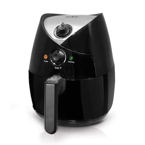 Nutrichef Qt Stainless Steel Air Fryer With Digital Display