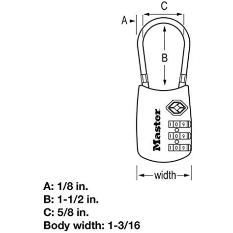 Master Lock 4688d Set Your Own Combination Tsa Approved Luggage Lock 1