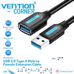 Promo Vention Kabel Usb Extension Male To Female Cbh Usb