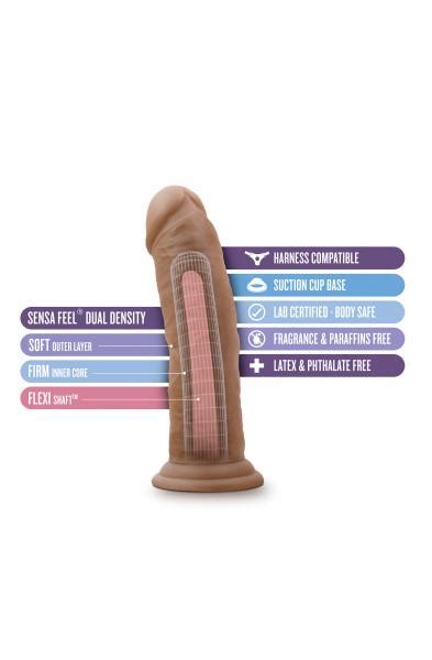 Au Naturel Inch Dildo With Suction Cup Mocha Bl