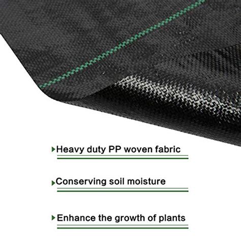 Agtek Garden Weed Barrier Landscape Fabric Oz X Ft Heavy Duty