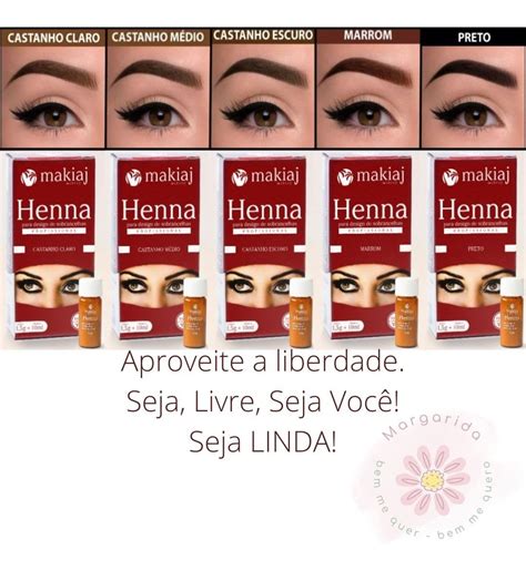 Henna Sobrancelhas Makiaj Completa Com Dappen E Pazinha Rena Mercadolivre