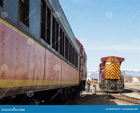 Rio Grande Railroad editorial stock photo. Image of black - 283983633