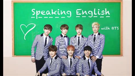 BTS Speaking English Compilation YouTube