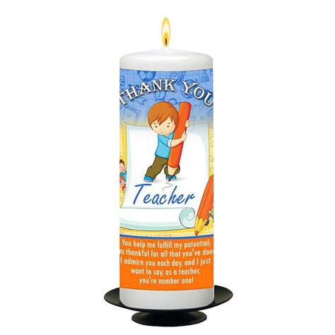 Thank You Teacher Candles Personalised Thank You Candles Candlezone