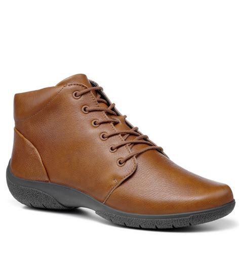 Hotter Tan Leather Ellery Ii Lace Up Boots Rosella Style Inspired