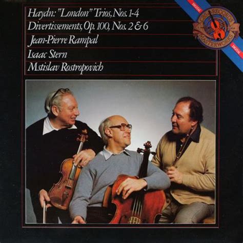 Rostropovich Rampal Stern Haydn London Trios No Divertissement Op