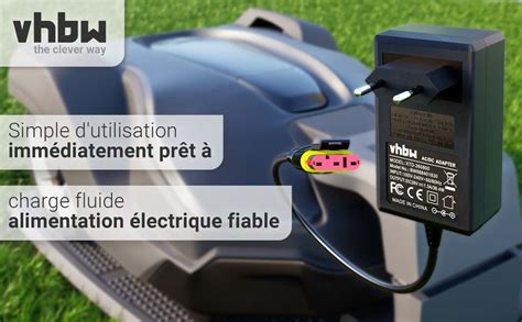 Vhbw Adaptateur Secteur Compatible Avec Husqvarna Automower