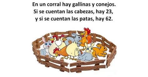 Cuántas gallinas y conejos hay en el corral El acertijo exclusivo