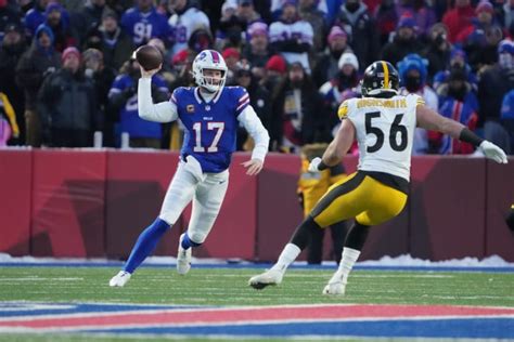 Josh Allen Flexing Buffalo Bills Dominating Pittsburgh Steelers At