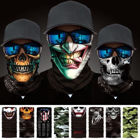 The Venom Joker Cache Cou Super H Ros Masque Facial Bandana