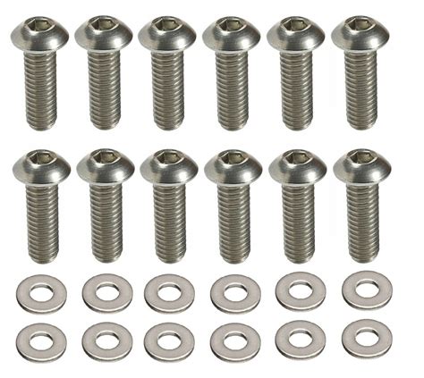 For Chevy 6pt Stainless Steel Header Bolt 12pc Kit 38 16 X 34 Small Block 350 Ebay