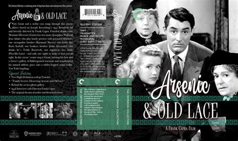 Arsenic And Old Lace Fake Criterion Cover For The Cc Laserdisc Collection