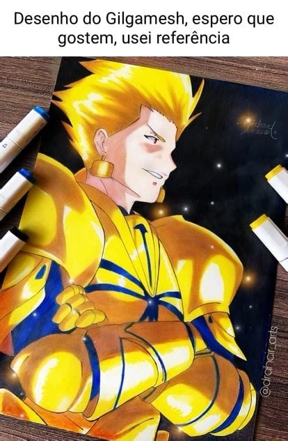 Desenho Do Gilgamesh Espero Que Gostem Usei Refer Ncia Ifunny Brazil