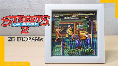 Tutorial 2d Diorama Streets Of Rage 2 Stage 1 20x20 Cm Youtube