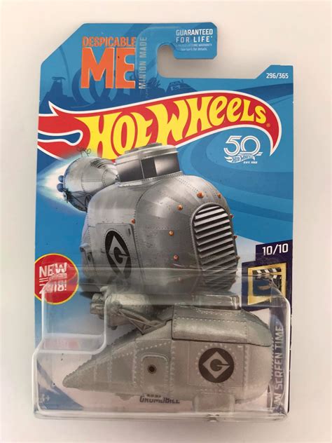 Hot Wheels Grumobile Mainline 2018 Meu Malvado Favorito Cartela Americana