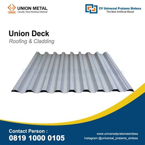 Atap Aluminium Union Deck Universal Pratama Sintesa