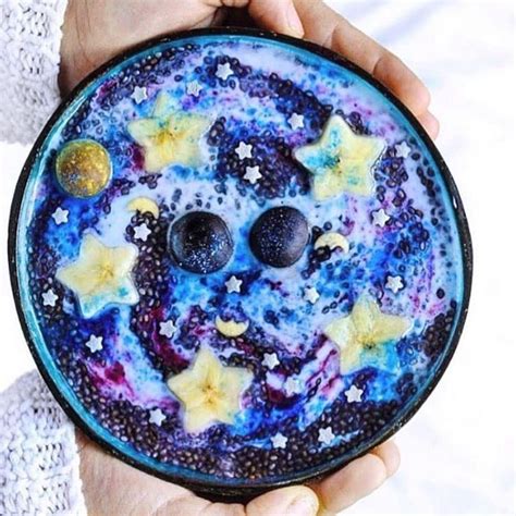 Galaxy Smoothie Bowl 🌌 Comment below an interesting fact you know about ...