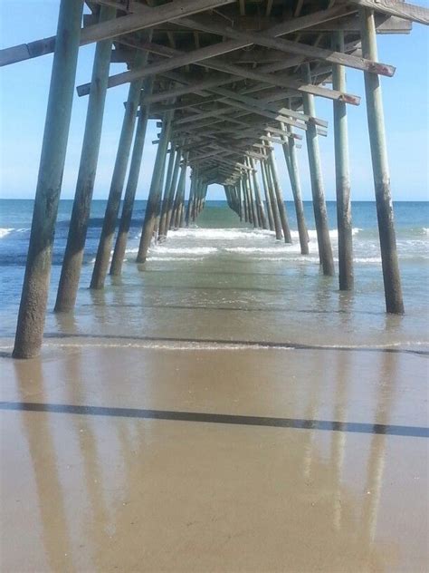 Pier @ bogue inlet Emerald isle nc | Atlantic beach nc, Emerald isle nc ...