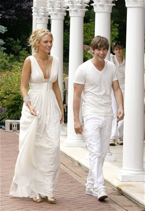 White Sleeveless V Neck Maxi Dress Gossip Girl Fashion Gossip Girl