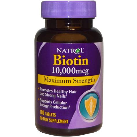 Viên Uống Natrol Biotin 10000 mcg - Mint Cosmetics - Save The Best For You!
