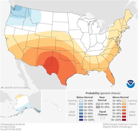 Temperature Monthly Outlook Noaa Climate Gov