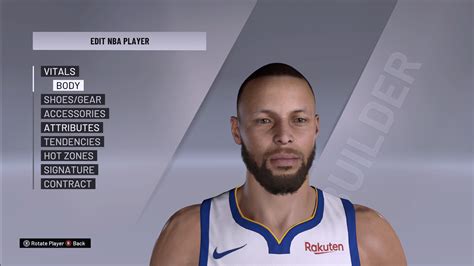 Stephen Curry Cyberface And Body Model Latest Looks By 2kspecialist