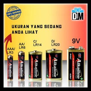 Jual Batu Baterai Batre Battery Size Ukuran Aaa Atau A Merk Alkaline