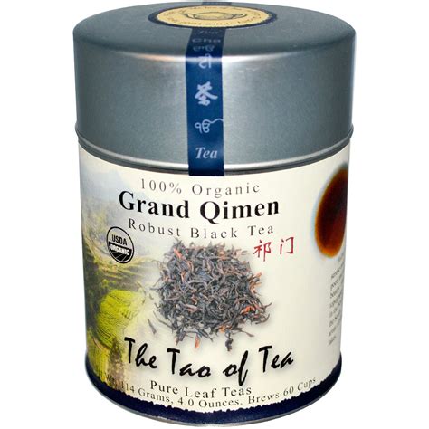 The Tao Of Tea Organic Grand Qimen Robust Black Tea 4 Oz 114 G Iherb