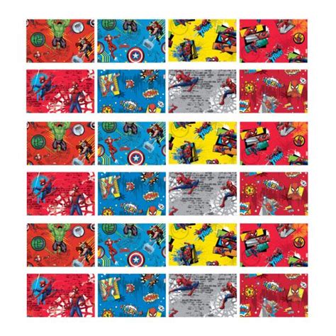 PAPEL REGALO MARVEL 200X70CM MODELOS STDOS Al Por Mayor Plasticosur