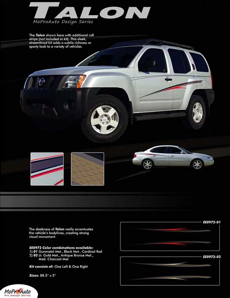 Nissan xterra graphics decals