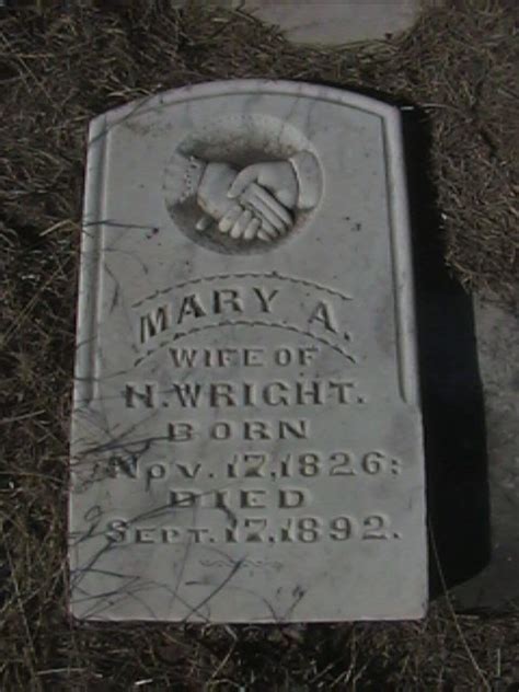 Mary Ann Pruett Wright 1826 1892 Memorial Find A Grave