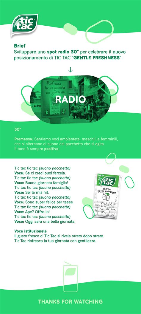 Spot radio Tic Tac on Behance