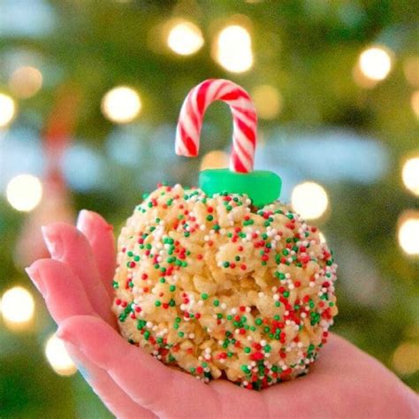 Rice Krispy Treat Ornaments Christmas Rice Krispie Treats