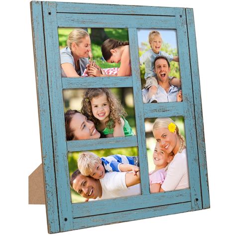 Excello Global Products Collage Picture Frames From Rustic Distressed