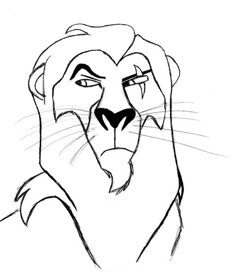 Lion King Scar Drawings