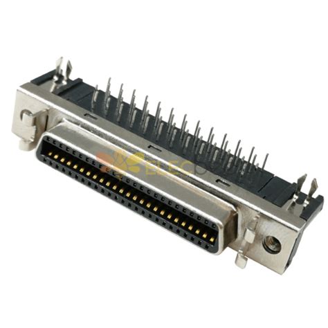 Connecteur Scsi Pin Cn Type Femelle Angle Droit Dip Type Pcb Mount