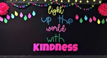 Light Up The World With Kindness Christmas Bulletin Board Bundle