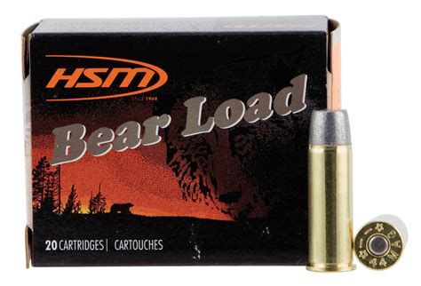 Hsm 44m15n20 Bear Load 44 Rem Mag 305 Gr Wide Flat Nose 20rd Box