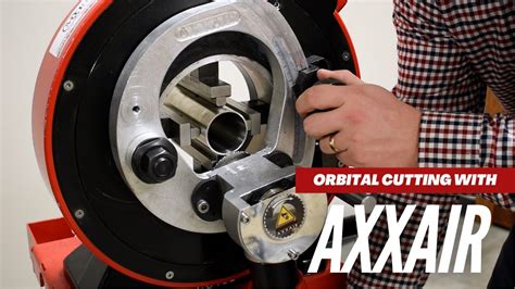 Axxair Orbital Saws Cut Sanitary Tube And Pipe Youtube