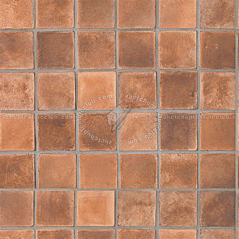 Spanish Old Terracotta Rustic Tile Texture Seamless 17131