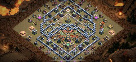 Melhor Layout Para Guerra CV14 Link Anti Tudo COC Clash Of Clans