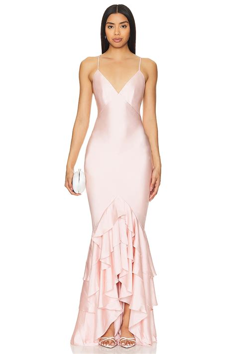 Lovers And Friends Cleo Gown In Light Pink Revolve