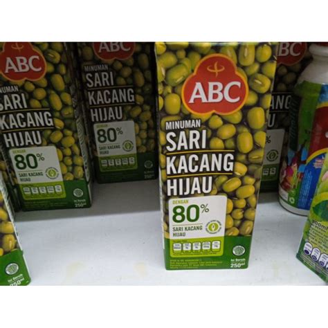 Jual ABC Sari Kacang Hijau 250 Ml Shopee Indonesia