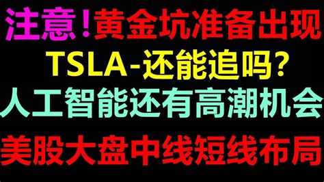 美股老司机：美股大盘预测！特斯拉还能追吗 ？spy Qqq Tsla Aapl Amd Nvda Amzn Meta Msft Goog