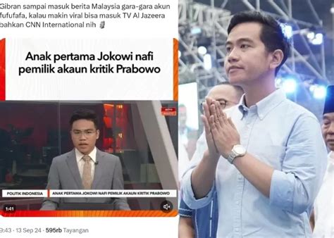 Heboh Skandal Fufufafa Gibran Di Platform X Masuk Kabar Berita Negeri