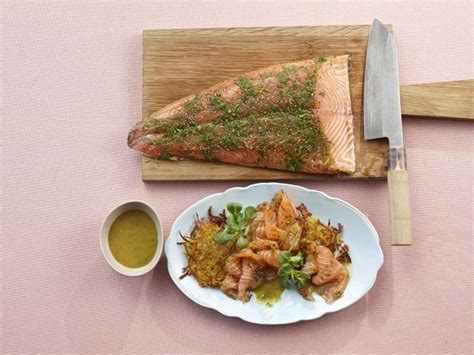 Rezept Graved Lachs Mit Honig Senf Sauce